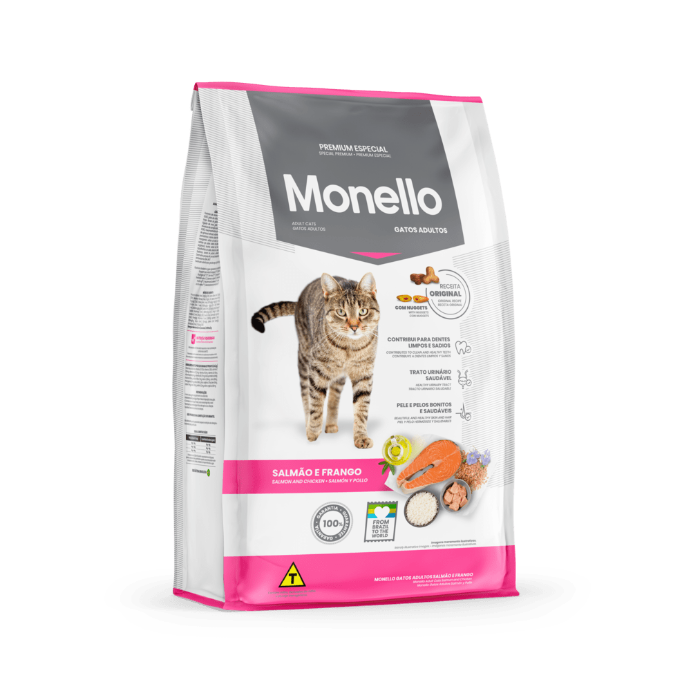 Alimento Para Gato - Monello Adulto Salmon y Pollo