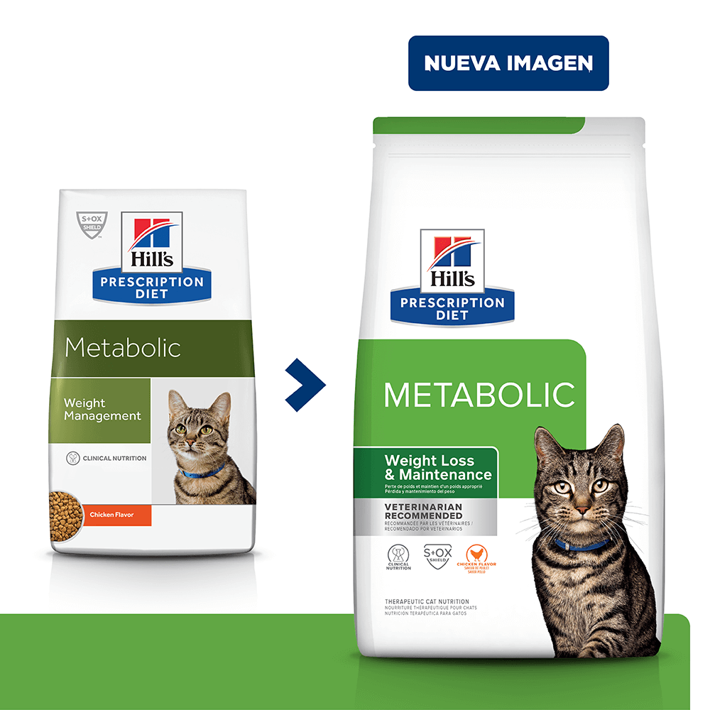 Alimento para gato -Hills Felino Metabolic Adulto 4 Lb