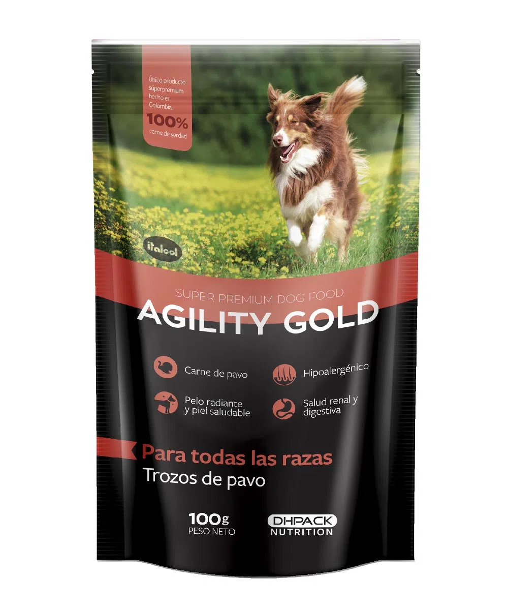 Alimento para perro -Agility Trozos De Pavo Alimento para perro -Agility Trozos De Pavo