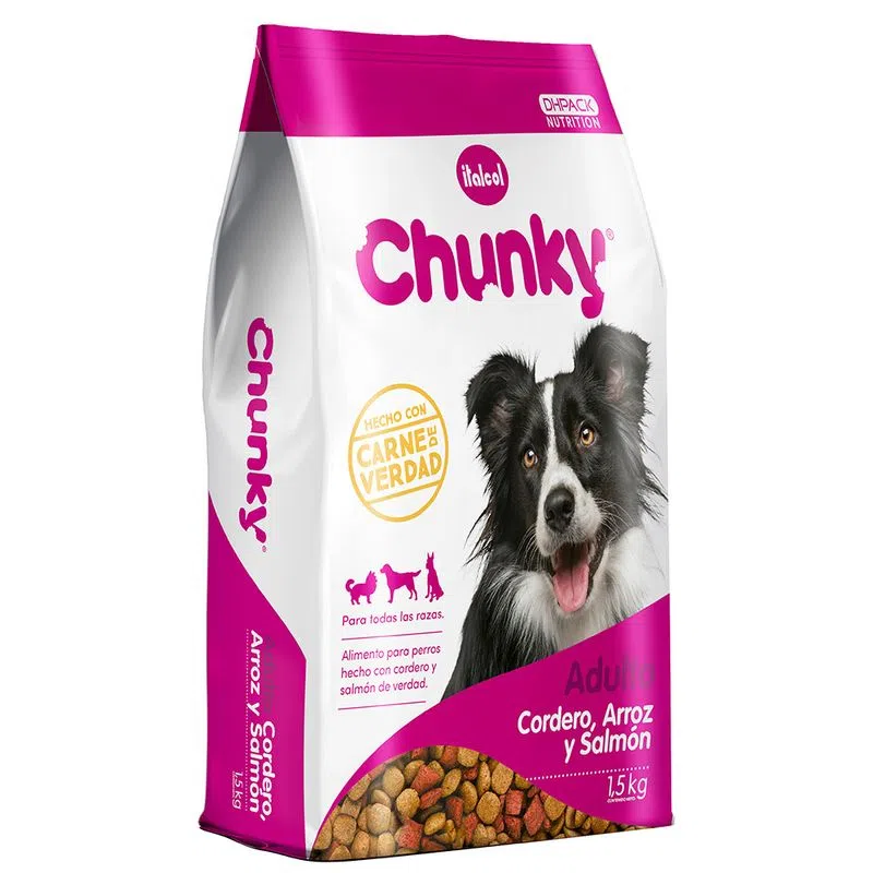 Alimento para perro -Chunky Cordero Arroz Y Salmon Alimento para perro -Chunky Cordero Arroz Y Salmon