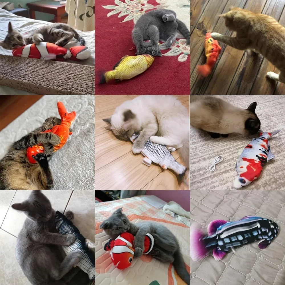 Juguete Pez Con Movimiento Para Gato