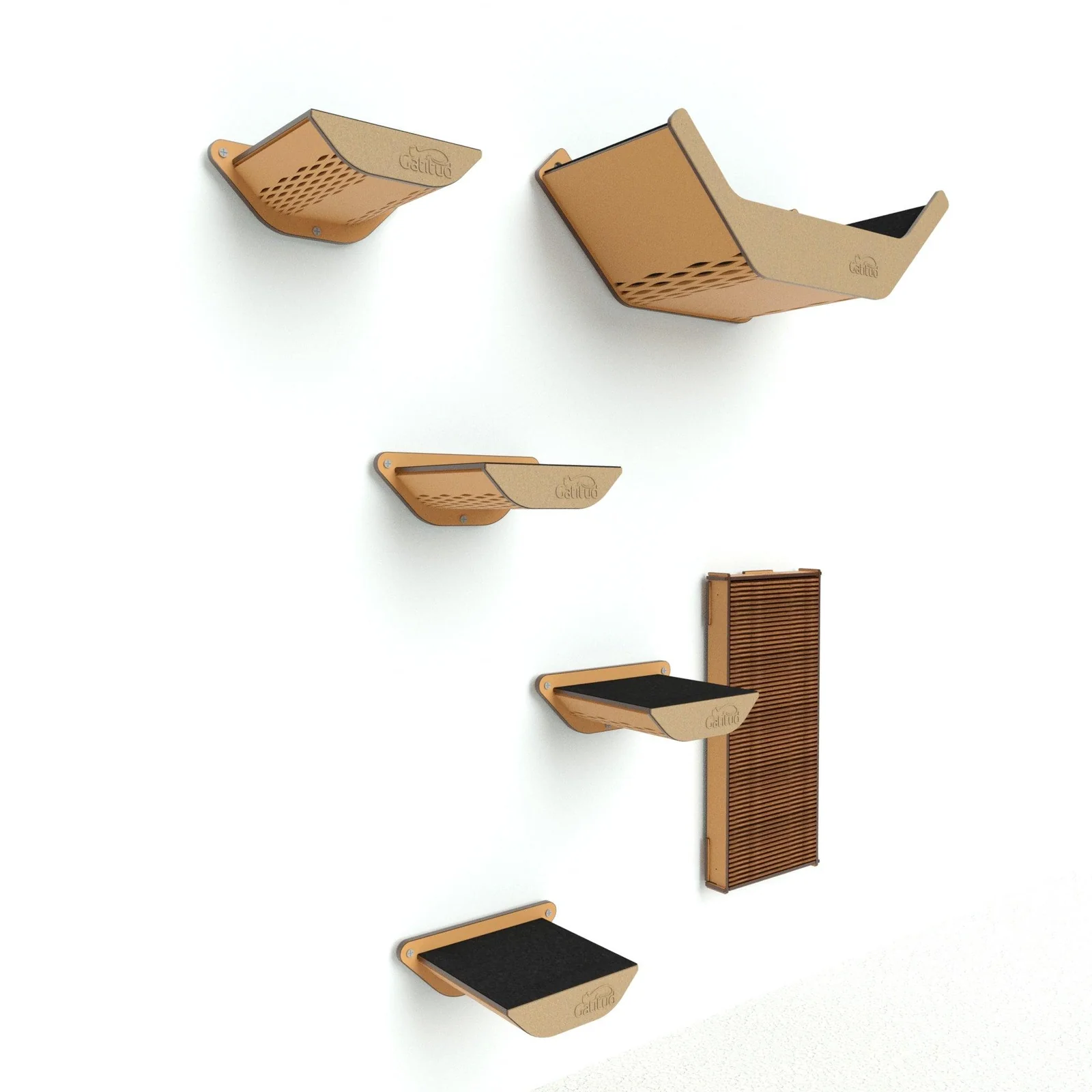 Gimnasio para gatos de pared A