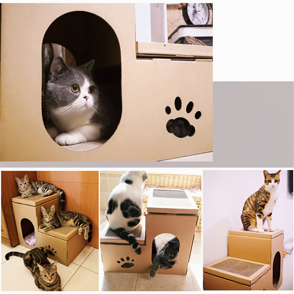 Escalera Para Gato En Papel Corrugado - Arena para gatos - Alimento perros  y gatos - Accesorios mascotas