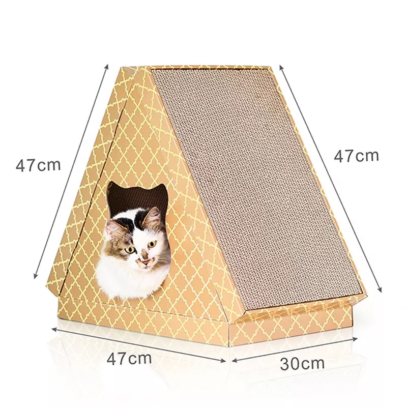 Rascador para Gato Con Diseño Triangular6 DETALLES DEL ADJUNTO Rascador-para-Gato-Con-Diseno-Triangular.