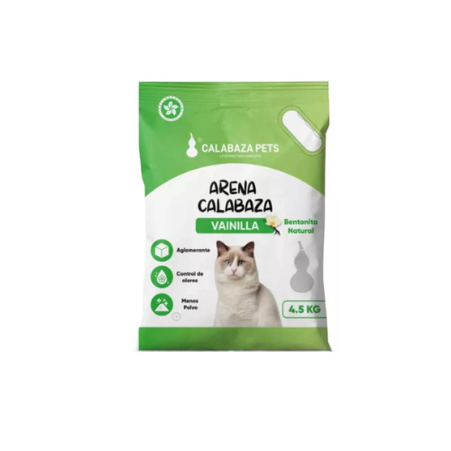 Arena Calabaza Olor A Vainilla 4.5 KG