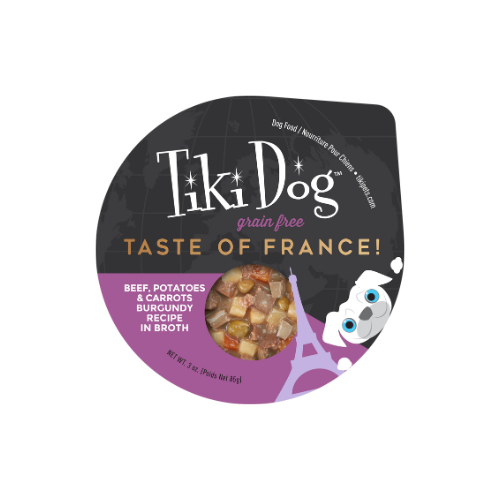 Tiki Dog Petites - Carne Burgundy 85 GR