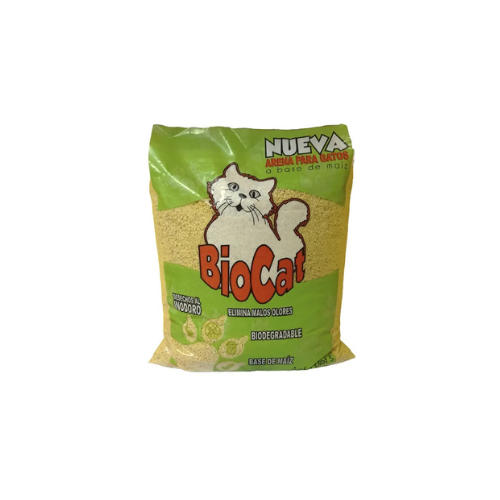 Arena De Maíz Biocat Para Gatos 4 KG